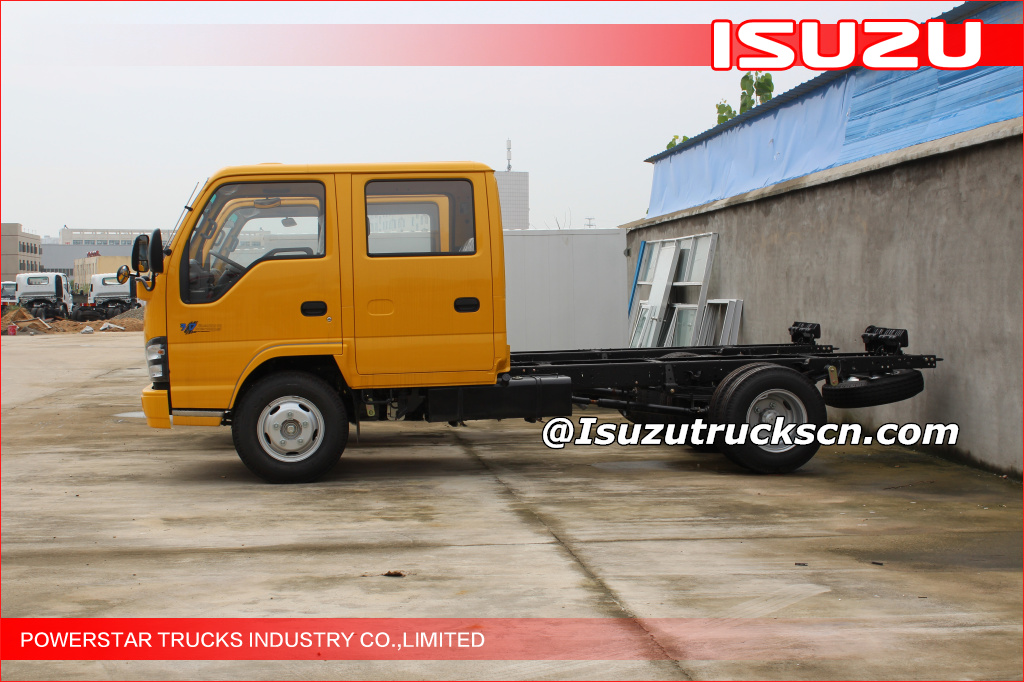 14m 16m ISUZU aerial dobule cab truck chassis for high altitude operation truck application