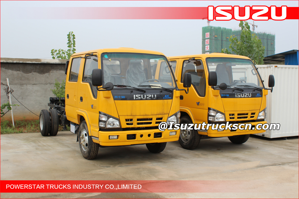 14m 16m ISUZU aerial dobule cab truck chassis for high altitude operation truck application