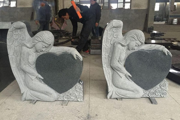 angel tyle granite headstones