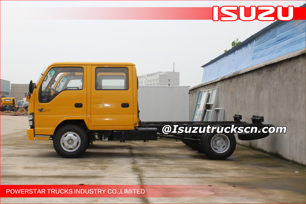 14m 16m ISUZU aerial dobule cab truck chassis for high altitude operation truck application