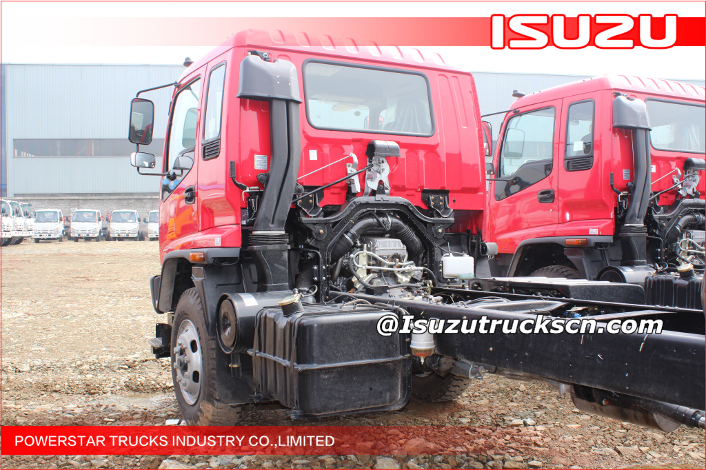 Isuzu FVR heavy chassis for industrial foam water fire truck application