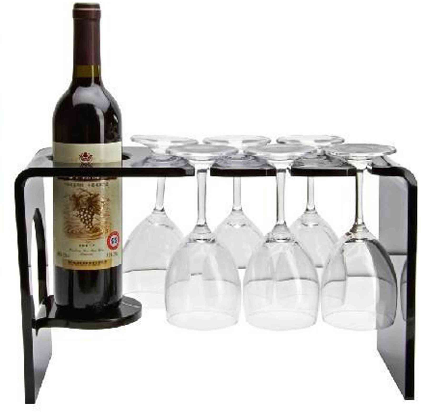 Acrylic wine racks