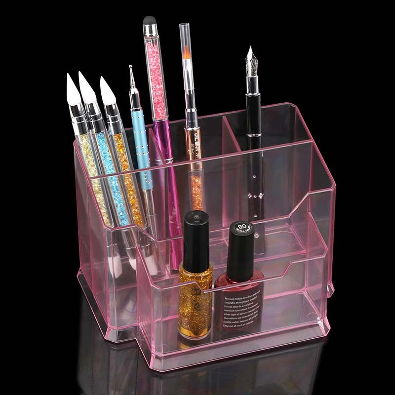 Plastic pen holder case