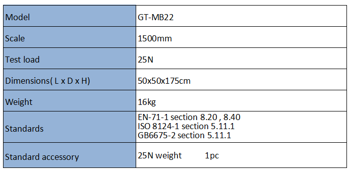 Length of Ropes and Chains Tester