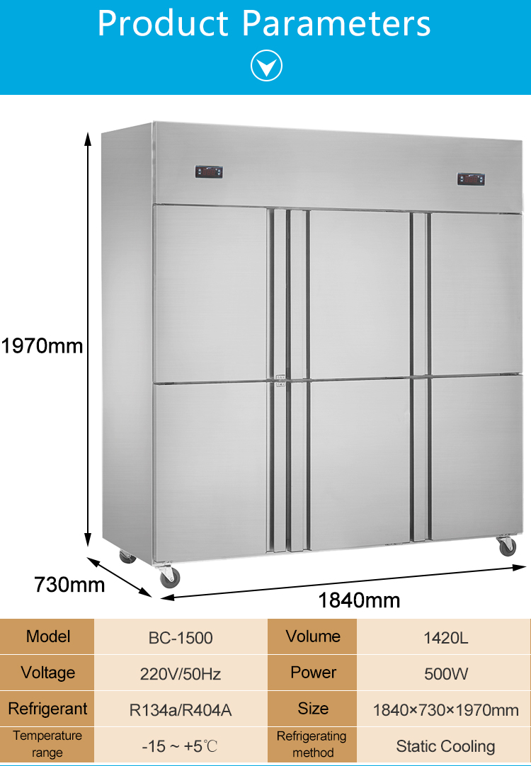 Upright Freezers size