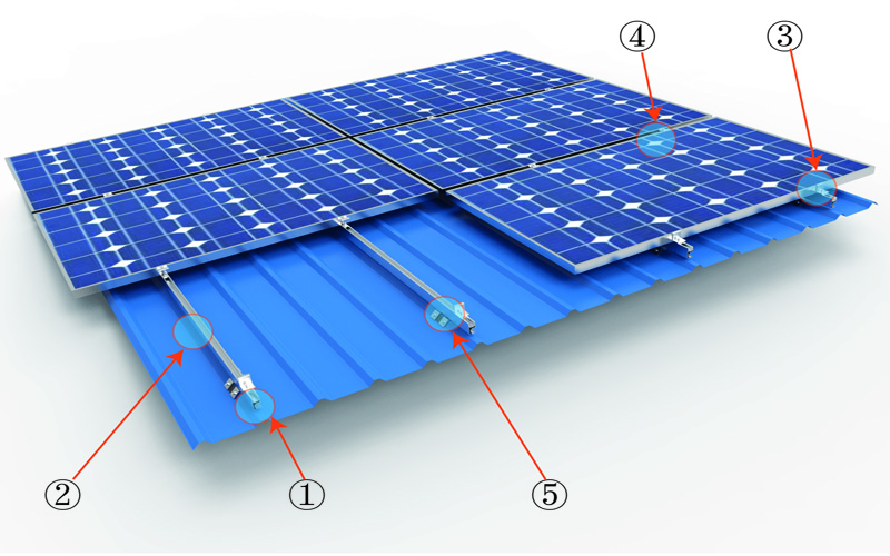 solar roof mount