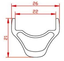 kids bike wheel rim profile