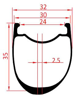 carbon rim for gravel bike