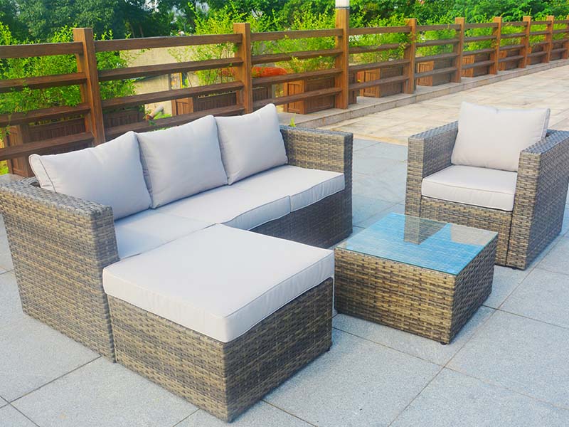 yard rattan sofa set