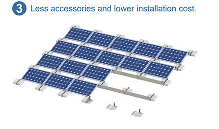 Aluminum ballasted mounting system