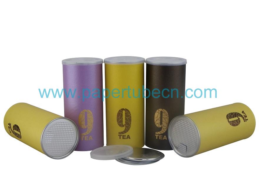 Paper Cans with AL Foil Top for Wuyi Narcissus Tea Packaging