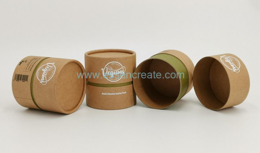 Degradable Kraft Natural Tube Packaging