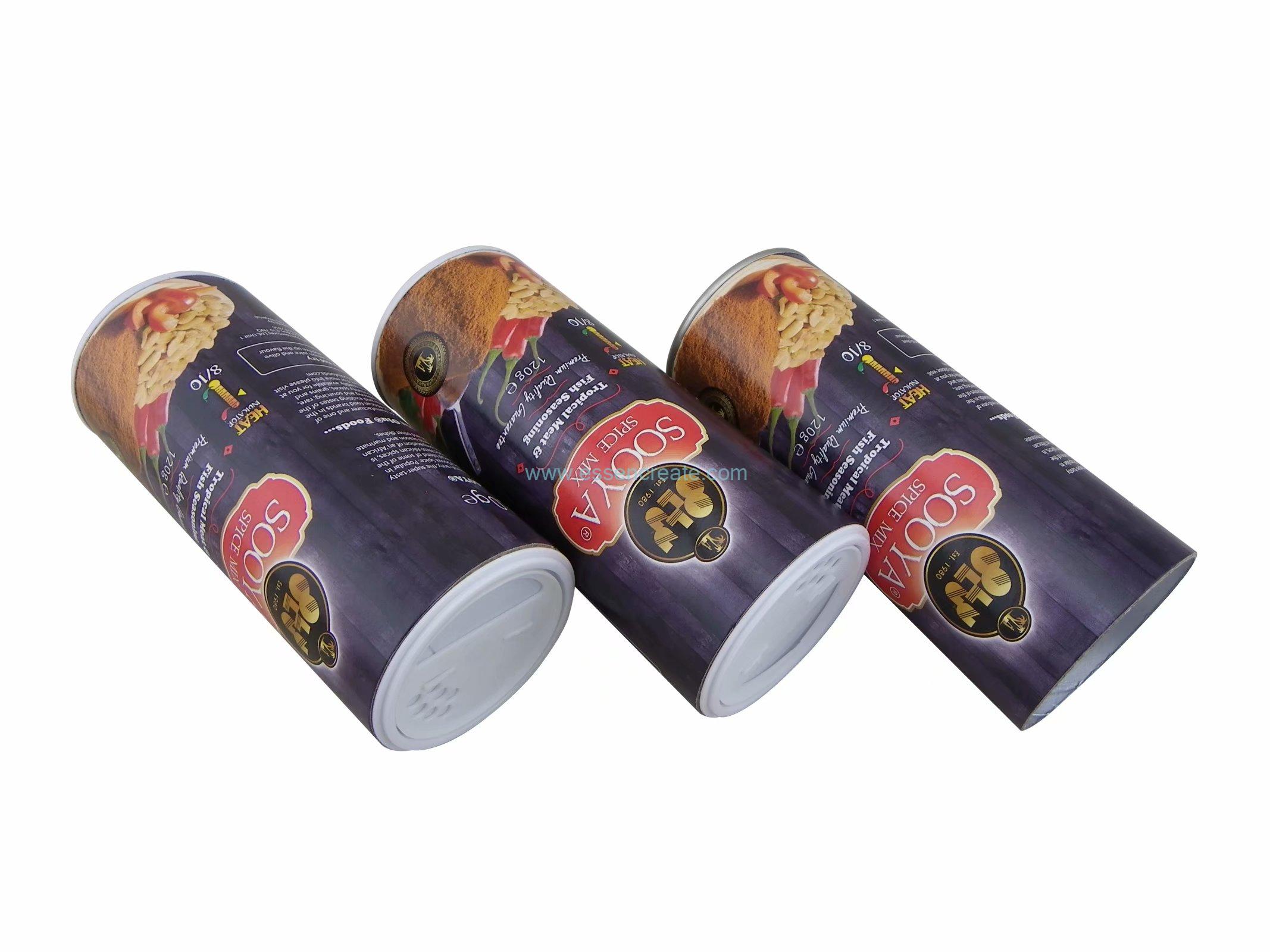 Food Grade Shaker Packing Cardboard Tube