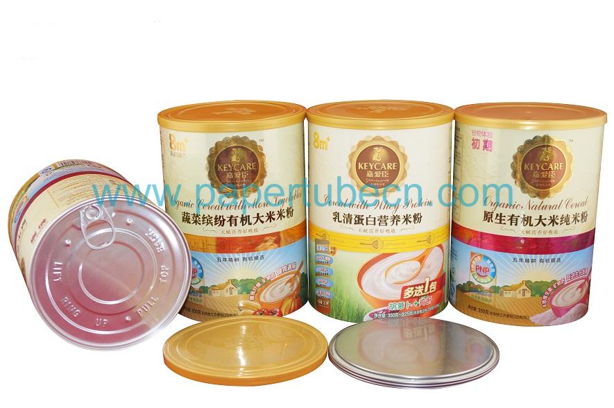 Baby Infant Nutrient Rice Flour Packaging Paper Cans