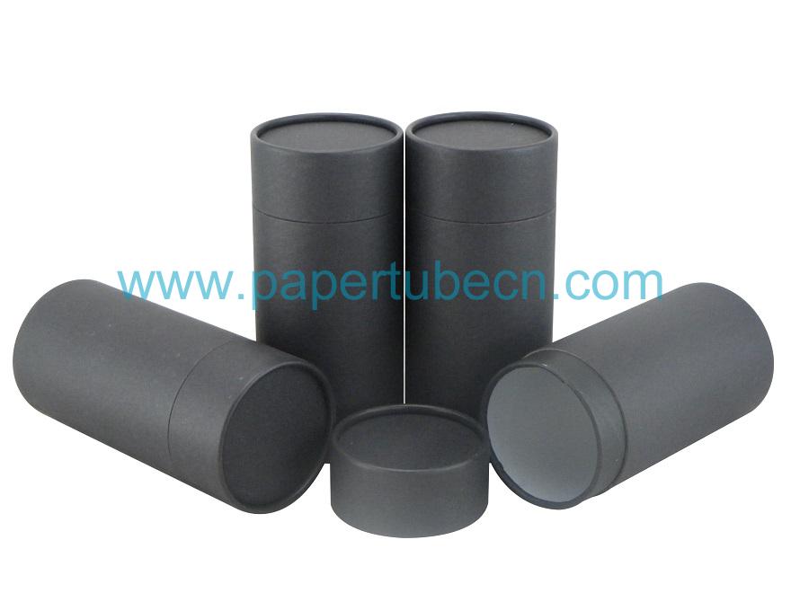 Black Special Cardboard Rolled Edge Paper Tube