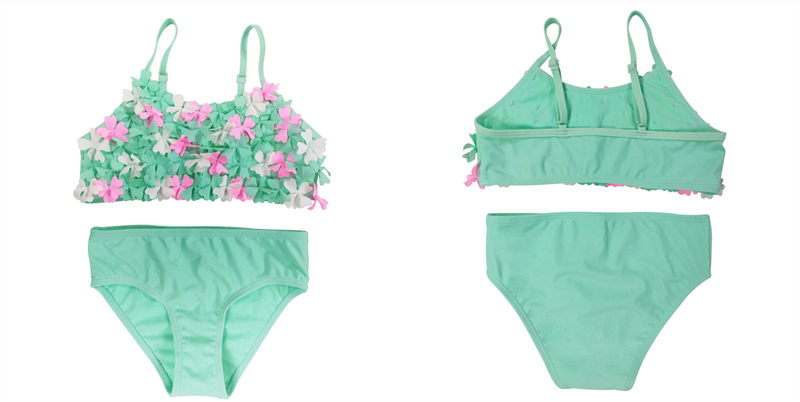 girls' two pieces bikini dress