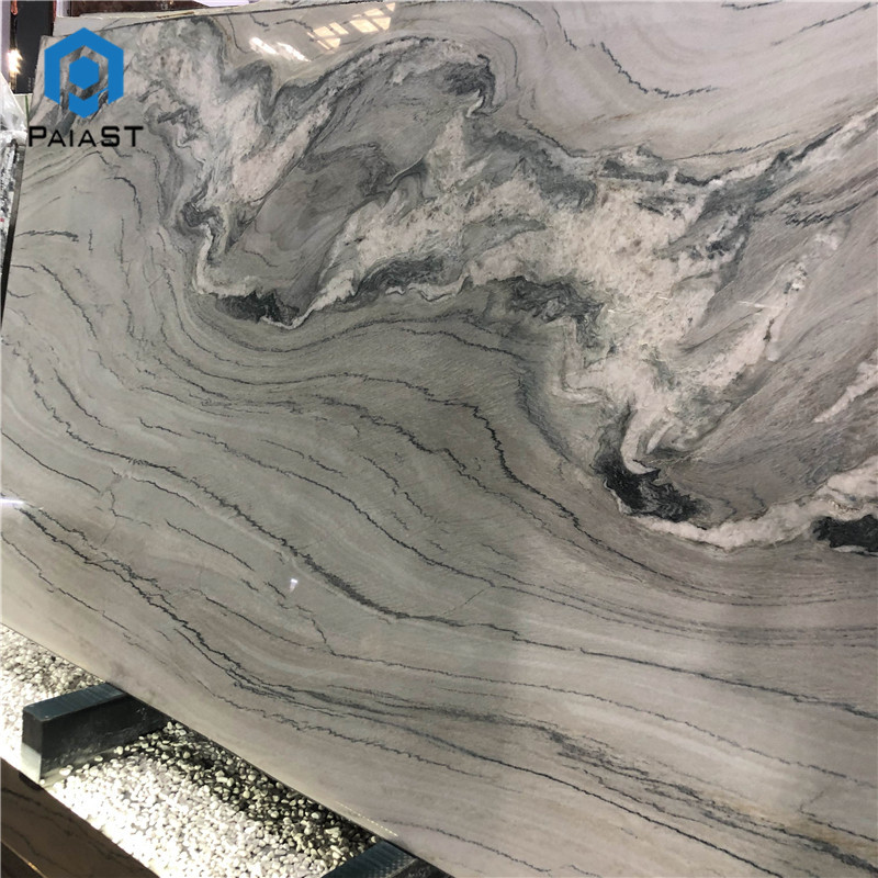 Grey Ocean Wave Marble