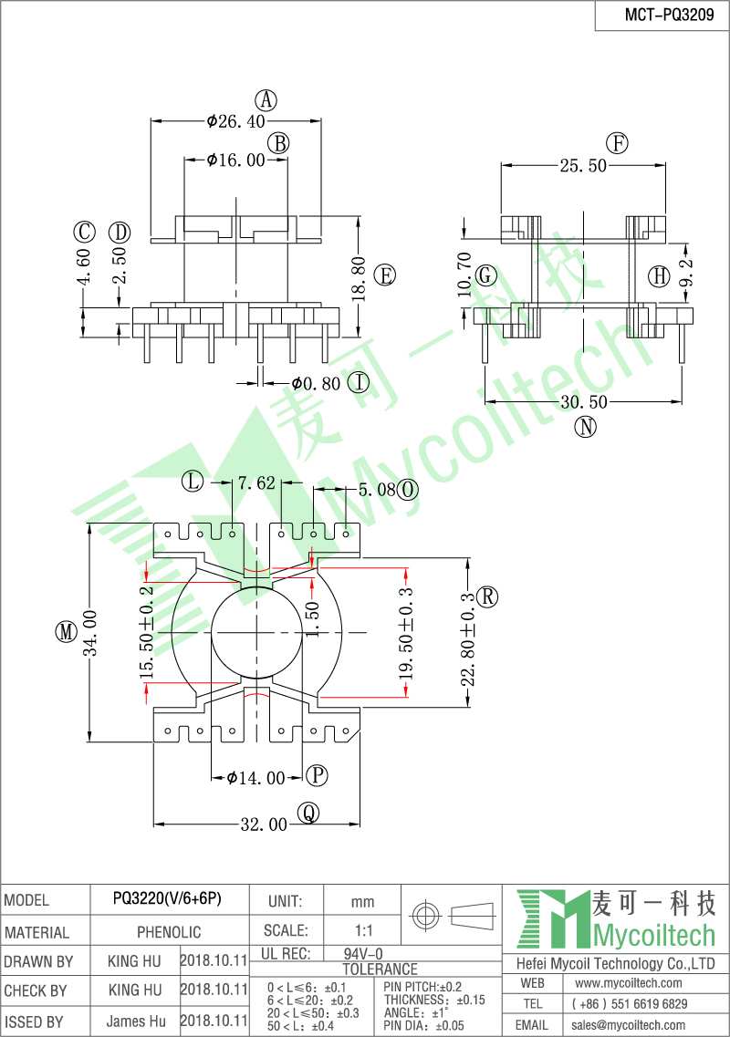 PQ3220 coil former supply