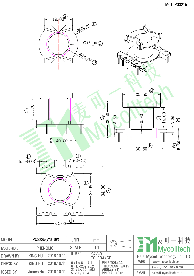 High power transformer design