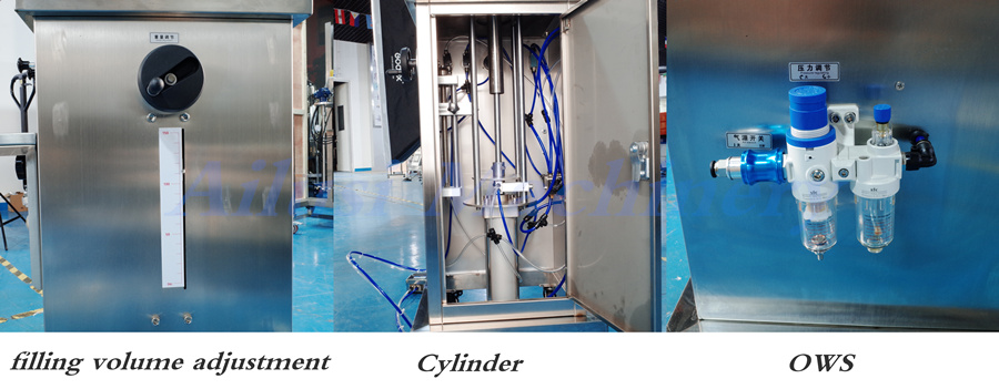 Details of Pneumatic Liquid Bottle Filling Machine