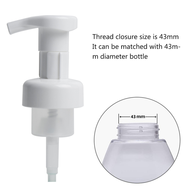 china 43mm foam pump dispenser manufacturer