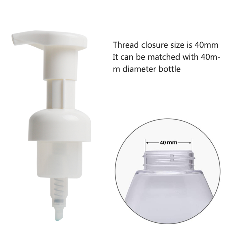 white 40/410 1.5cc dosage foam soap pump