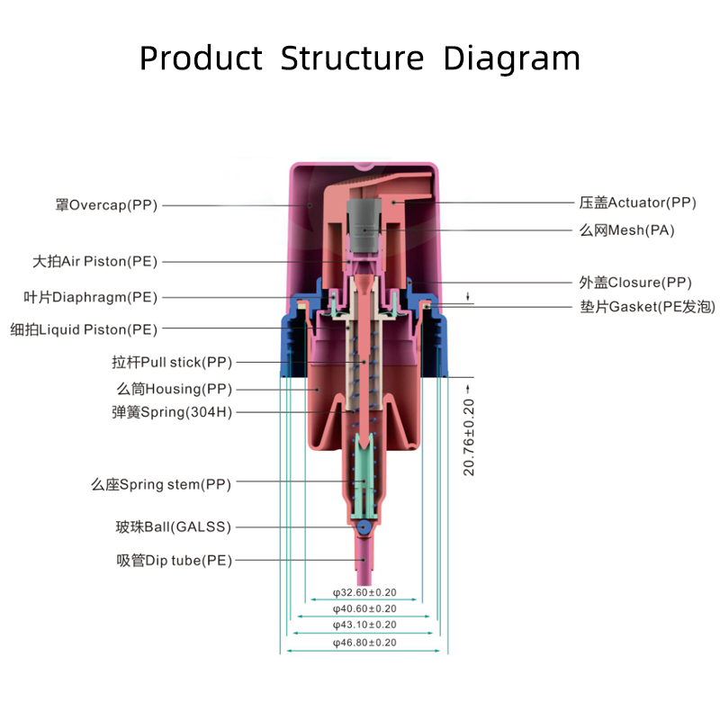 Foaming Pump Structure