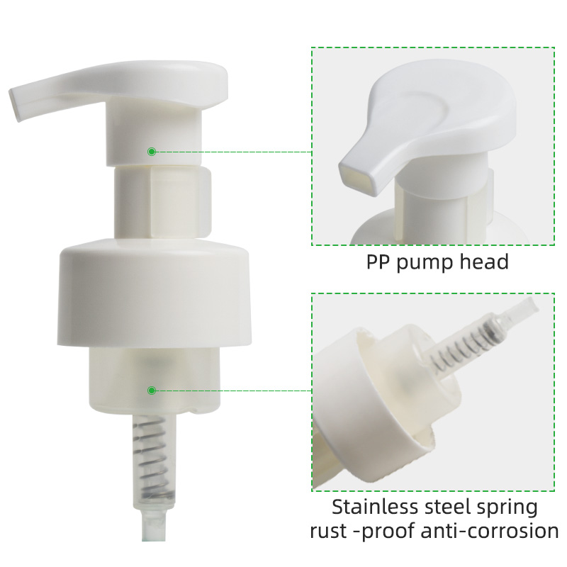 PP platic foam pump head manufacturer in china