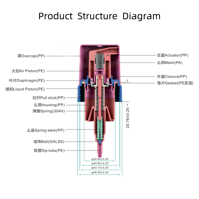 Foam Pump Structure