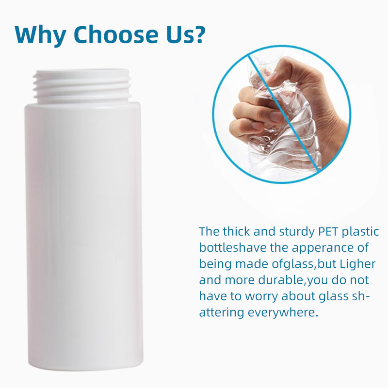 PET durable empty foam bottles