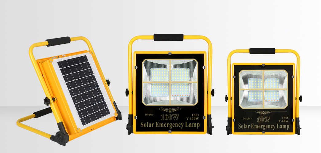 Solar integrated flood light