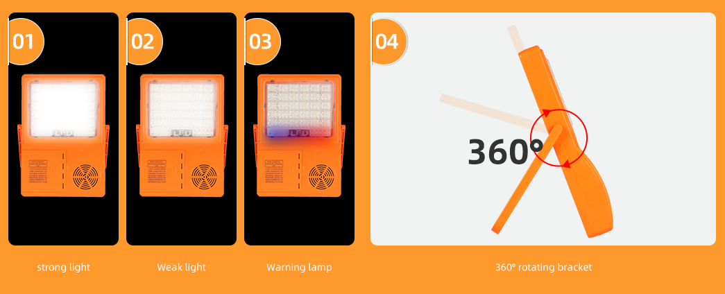 Installation effect of solar lamp