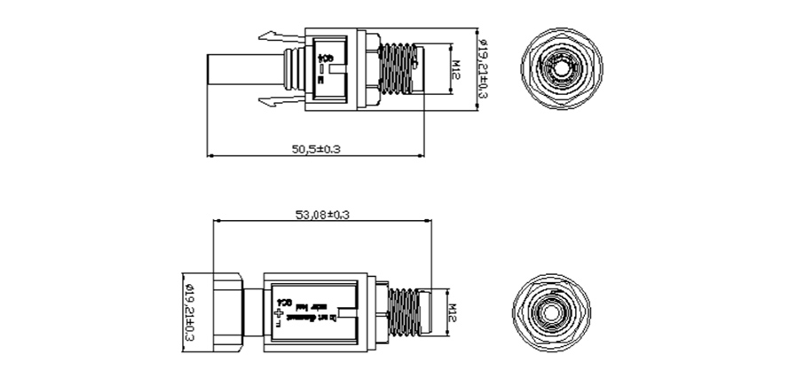 IP67 panel mount receptacles