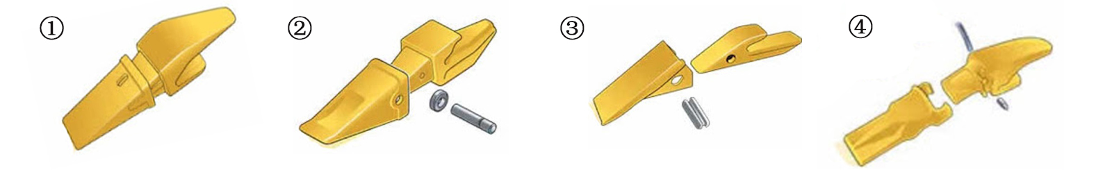 bucket teeth adapter installation 