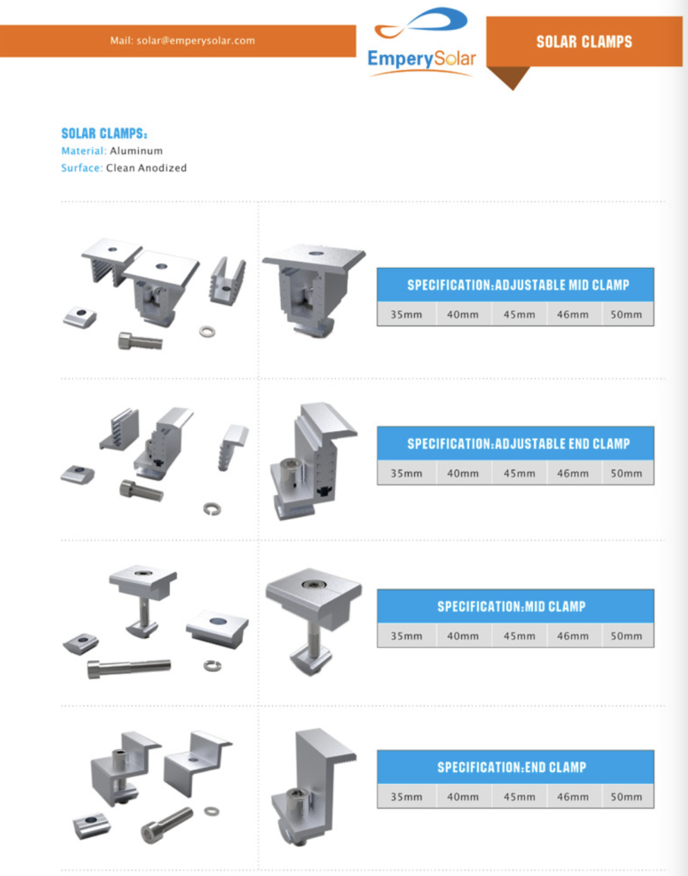 adjustable mid clamp