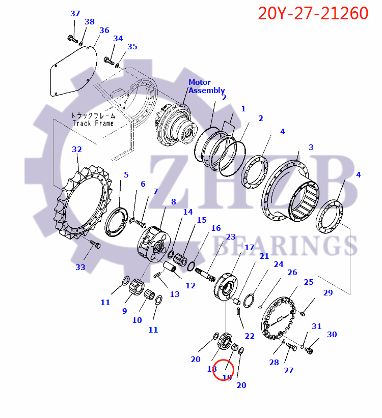 komatsu PARTS