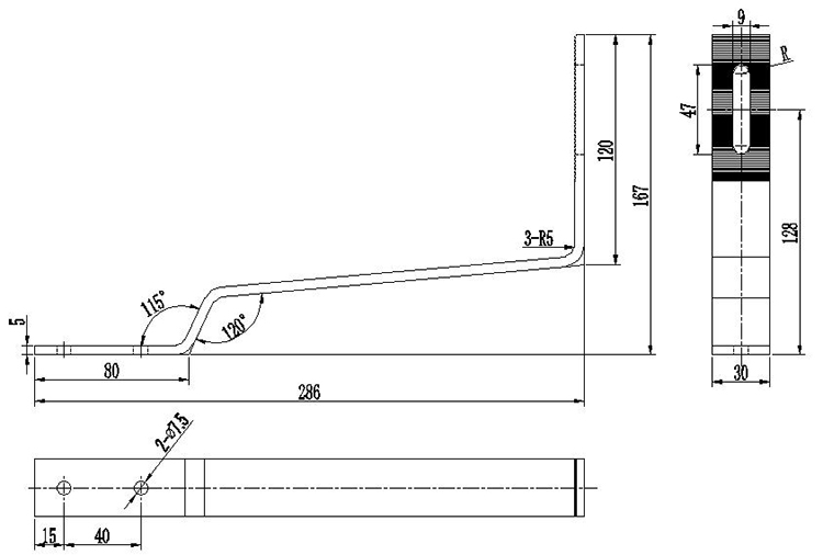 UN-IK-02 Plain Tile Roof Hook