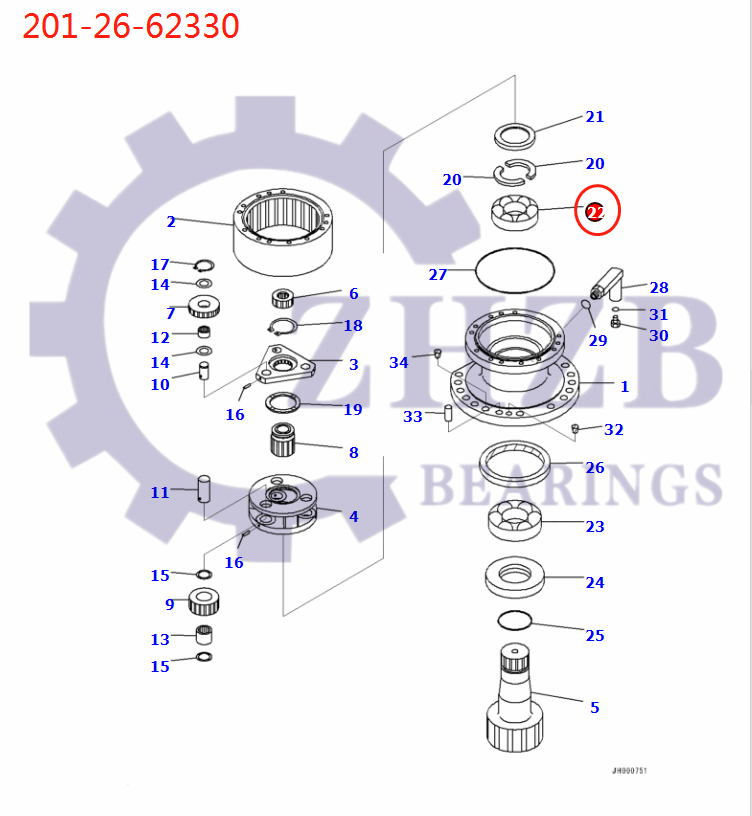 komatsu PARTS