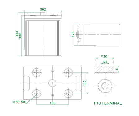 12V 150Ah Battery 