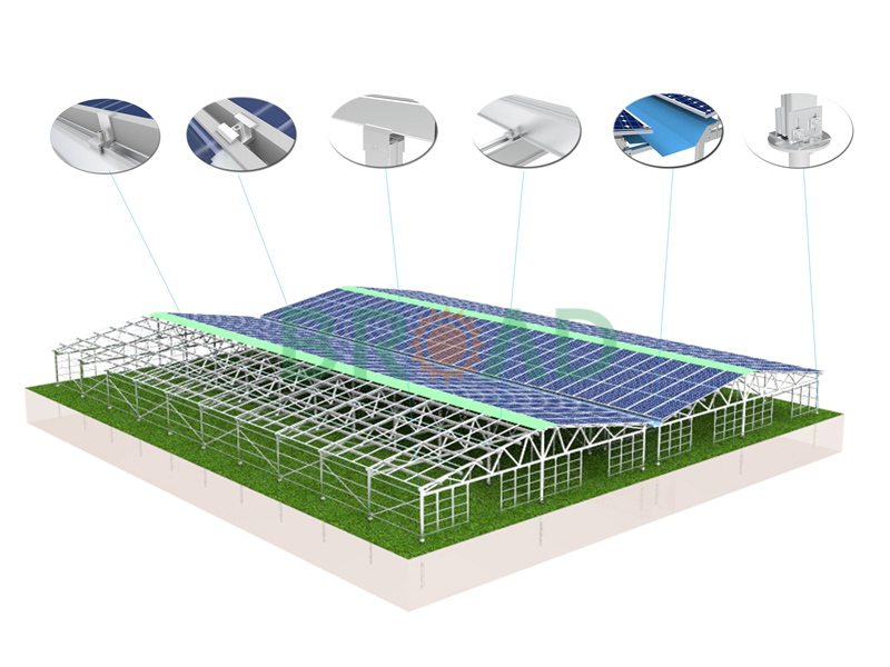 BROAD design Solar Agriculture Greenhouse solution