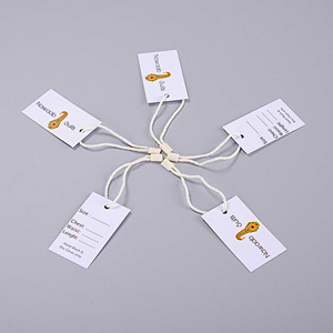 Custom recycled paper hang tags