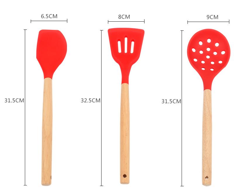 Non-Stick Slotted Kitchen Utensil Set