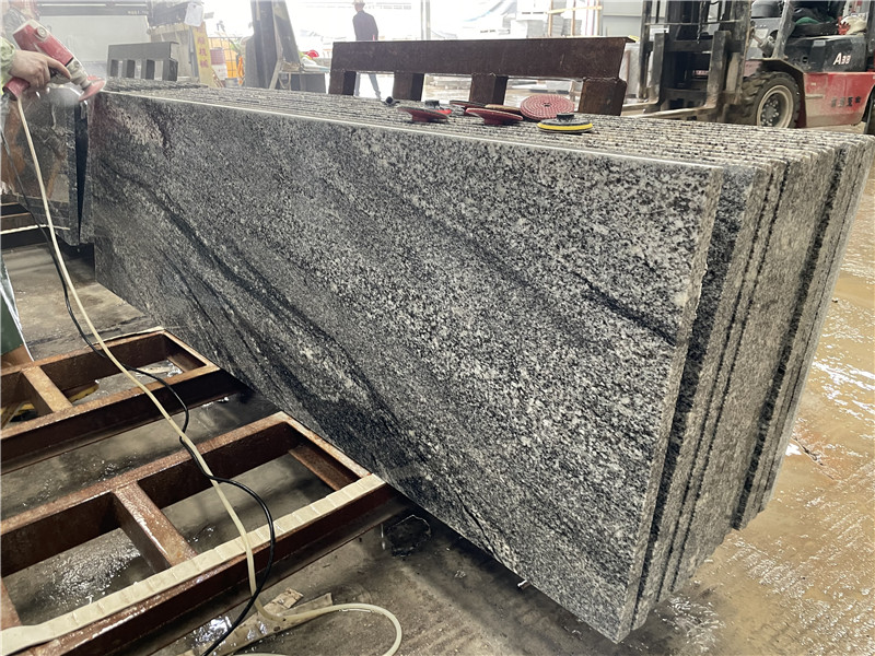 Polished Juparana Grey Granite