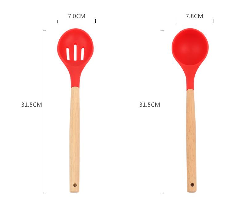 Heat Resistant Slotted Spatula Spoon