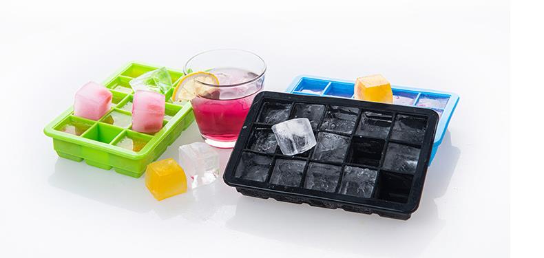 Silicone Ice Tray with 15 Cavities