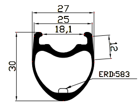 carbon road bike rims 700c