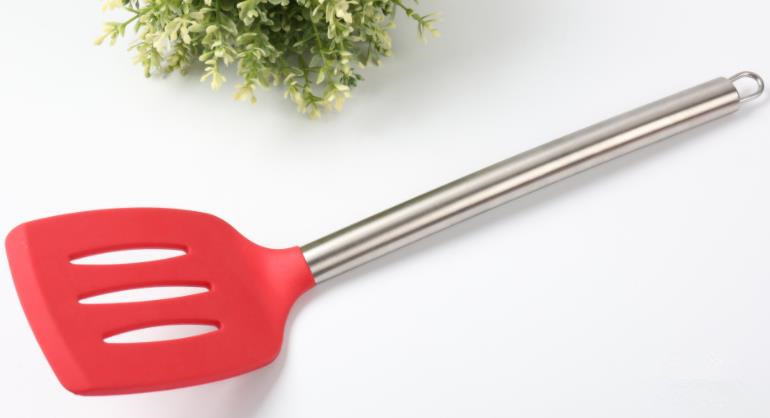 Cooking Utensil Silicone Slotted Spatula