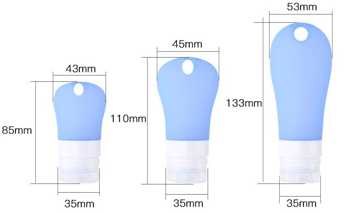 Silicone Refillable Travel Bottle