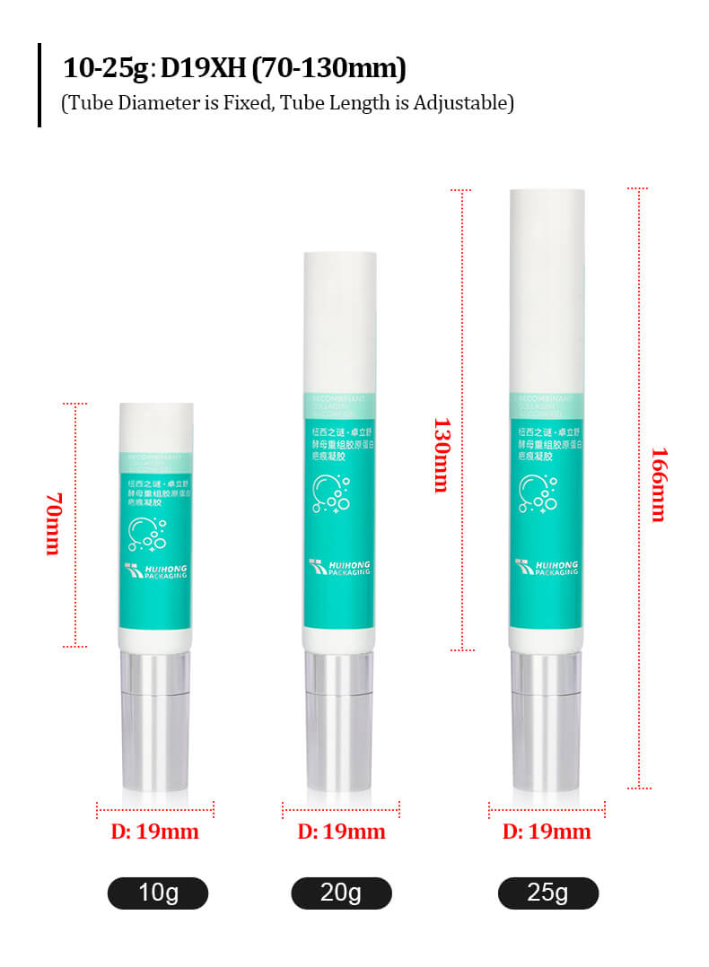 Gel Cream Tube With Zinc Alloy