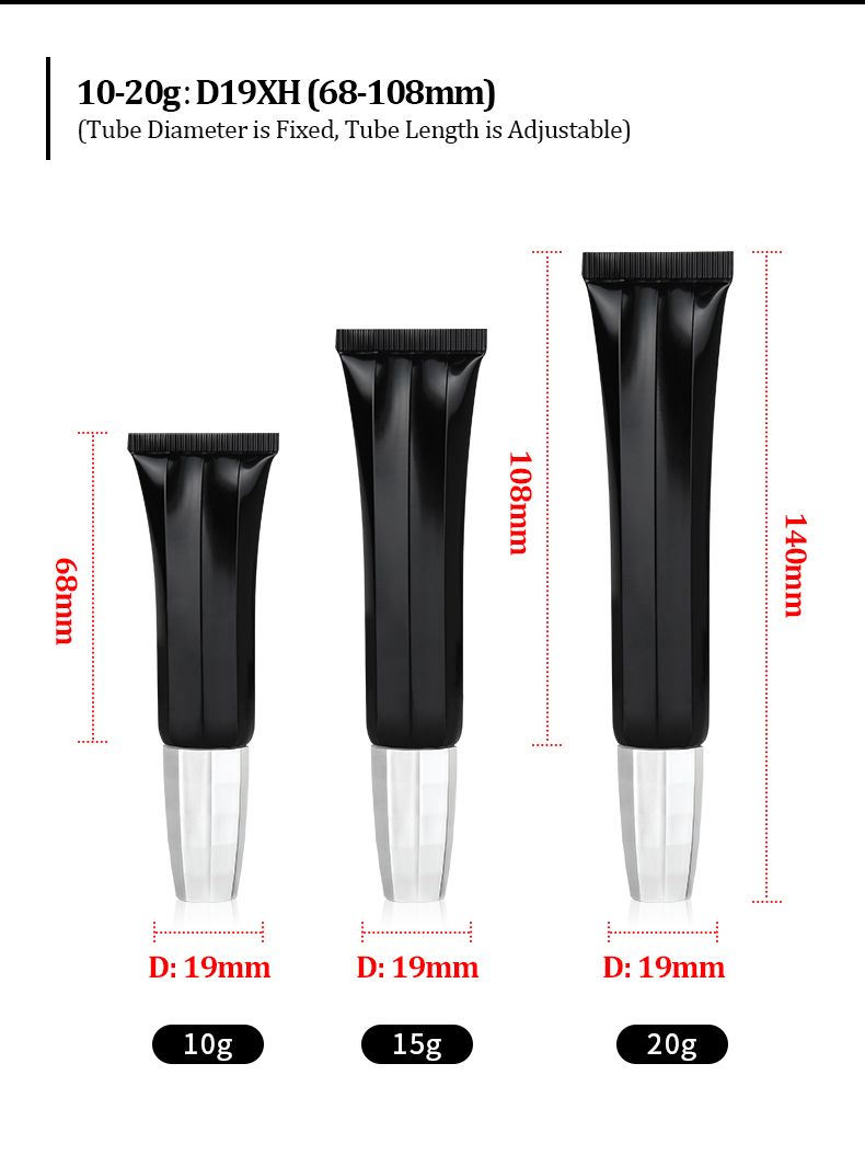 Foldable PE Lip Balm Tube